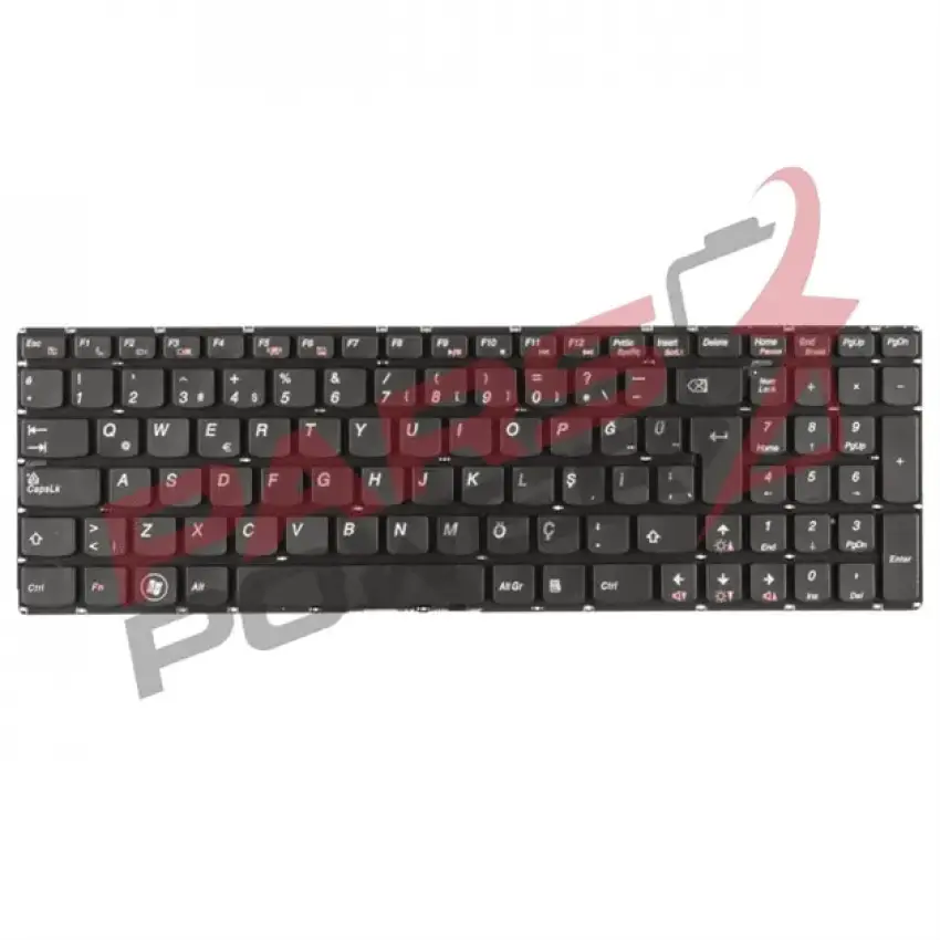 Lenovo 25204916, 25213231, 25-213231 Notebook Klavye (Siyah TR)