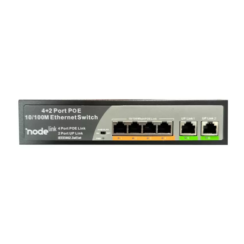 Node Link Power Beam NDL-PB100P4 4+2 10/100 POE Switch