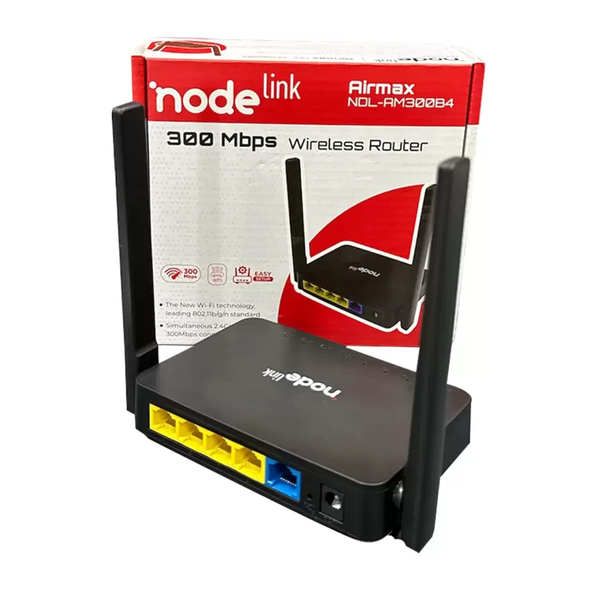 Node Link Air Max NDL-AM300B4 4 Port 300MBPS Kablosuz Dağıtıcı Kutu 1 Giriş 4 Çıkış Router