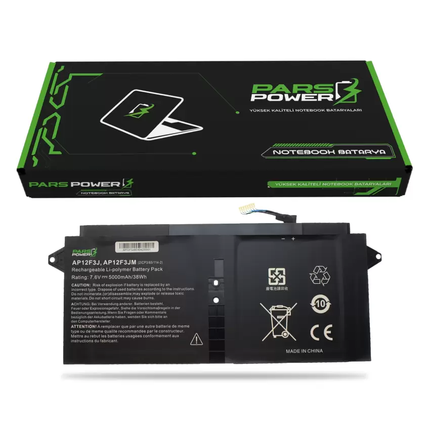Acer Aspire S7 S7-391-53314G12aws Batarya - Pil (Pars Power)