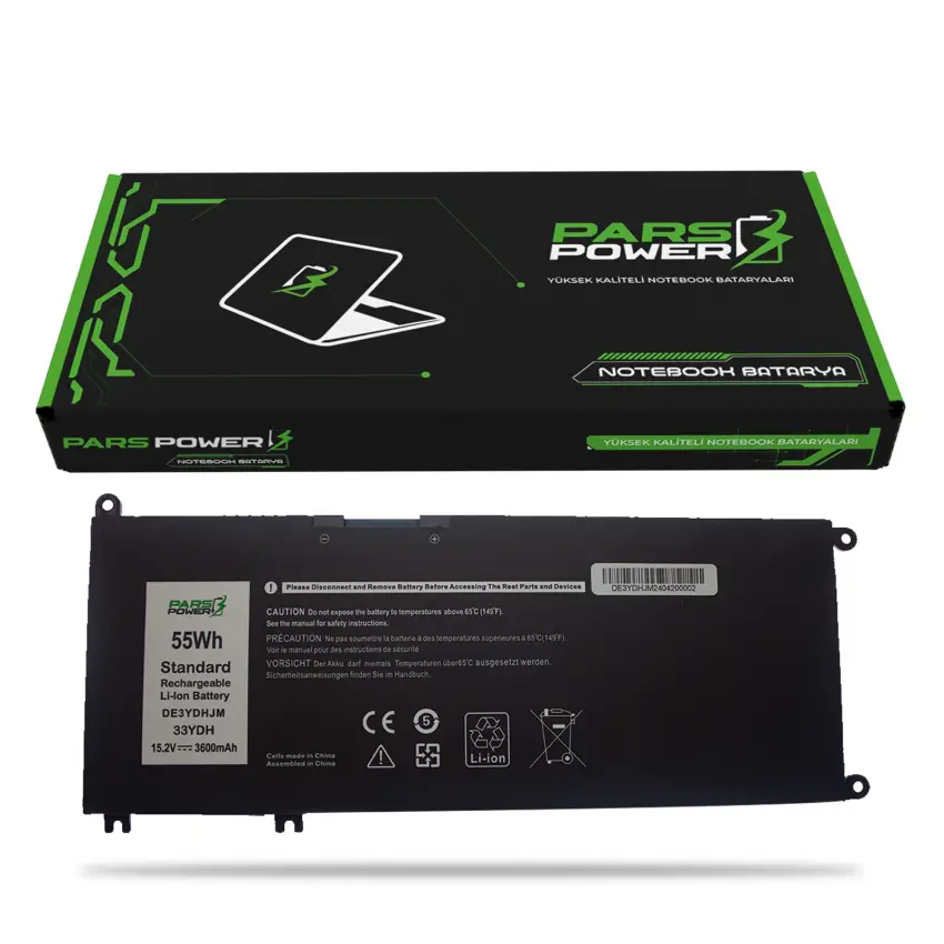 Dell Latitude 13 3400, P111G Batarya - Pil (Pars Power)