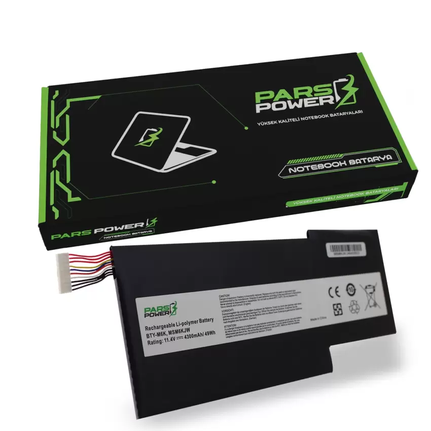 Msi GF65 Thin 10UE-045XTR Batarya - Pil (Pars Power)