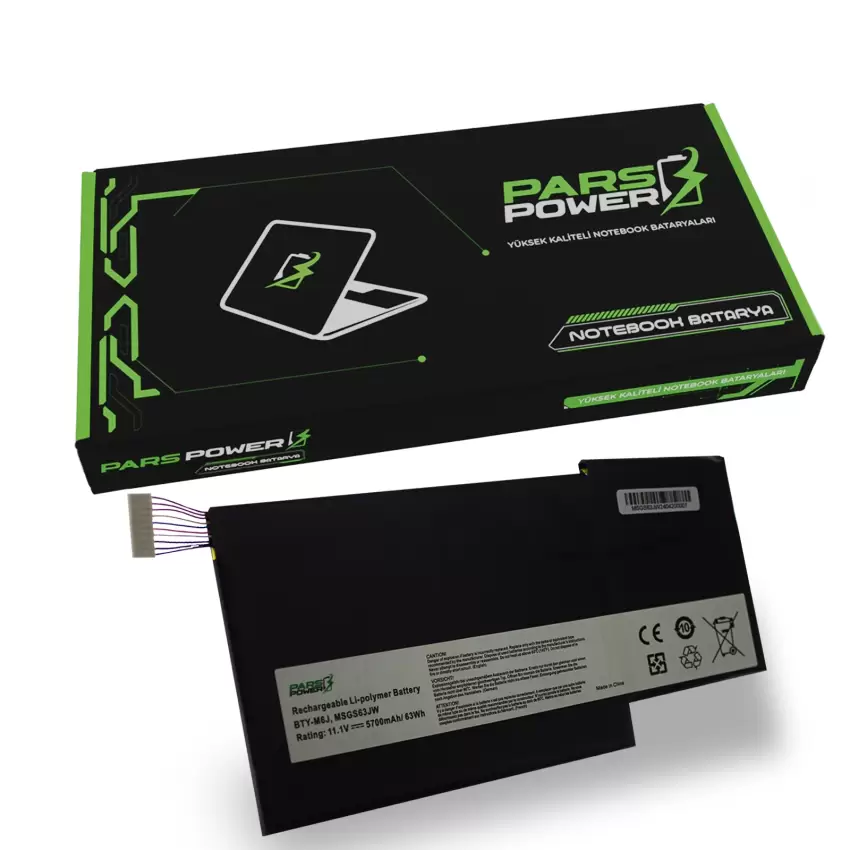 Msi GF63 Thin 9SC-058XTR Batarya - Pil (Pars Power)