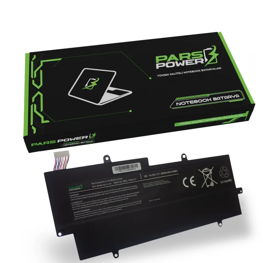 Toshiba Portege Z930-14E, Z930-14L Notebook Batarya - Pil (Pars Power)