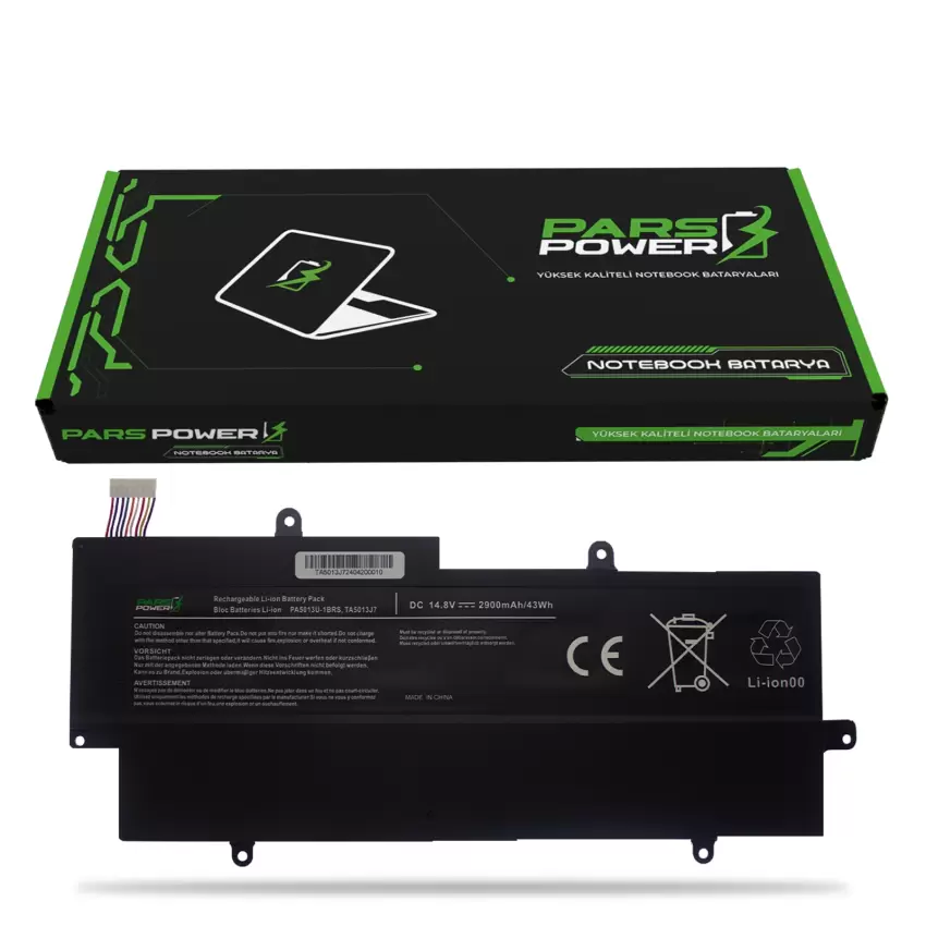 Toshiba Portege Z930-14E, Z930-14L Notebook Batarya - Pil (Pars Power)