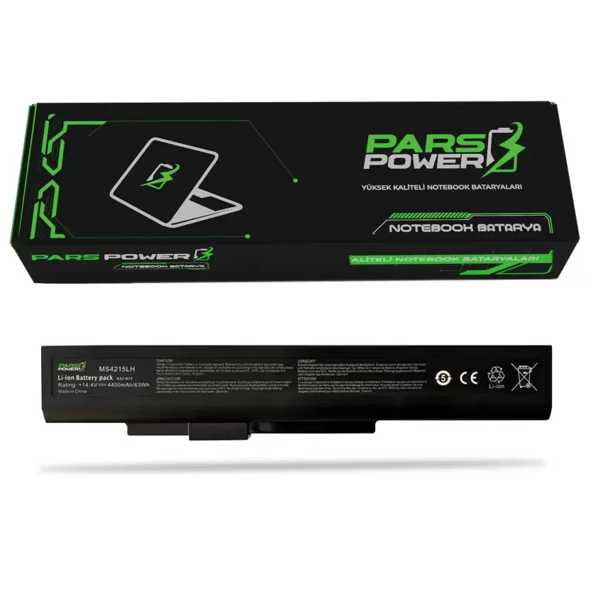 Msi CR640DX, CR640X, CX640DX, CX640MX Notebook Batarya - Pil (Pars Power)