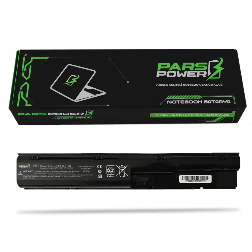 HP ProBook 4445s, 4446s, 4530s, 4535s, 4540s, 4545s Notebook Batarya - Pil (Pars Power)