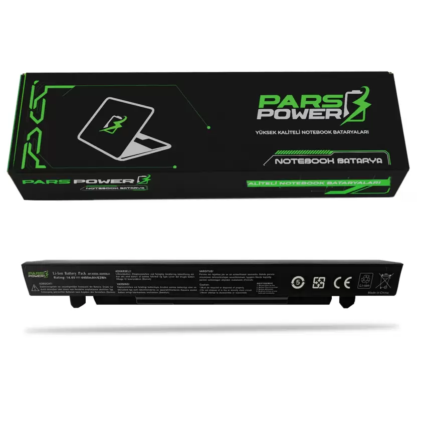 Asus K450CA, K450CC, K450LA, K450LB Notebook Batarya - Pil (Pars Power)