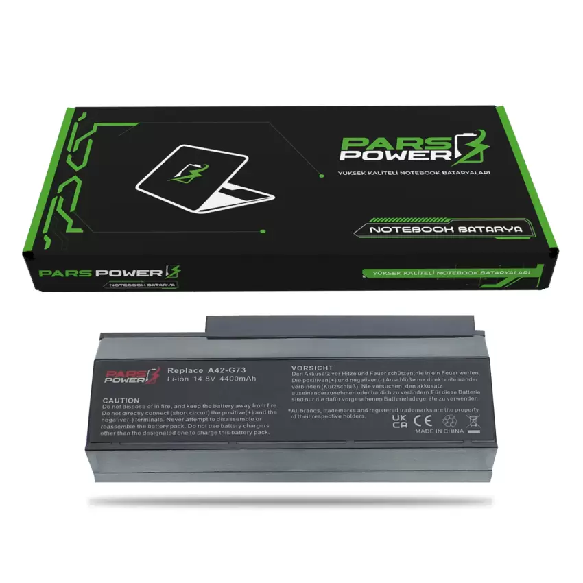 Asus G73SW-TY019V Batarya - Pil (Pars Power)