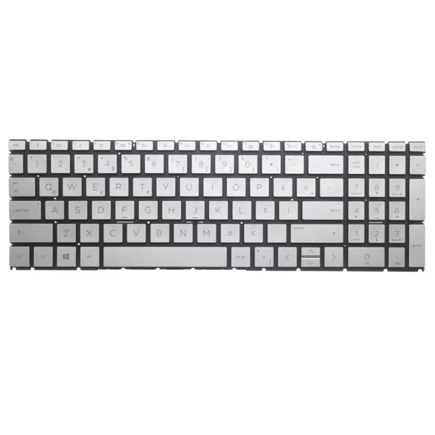 HP Pavilion 15-eg0013nt (2Y7X6EA) Klavye Işıklı (Gümüş TR)