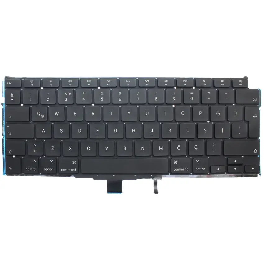 Apple MacBook Air 13 A2179 (EMC 3302) Klavye Işıklı (Siyah TR)