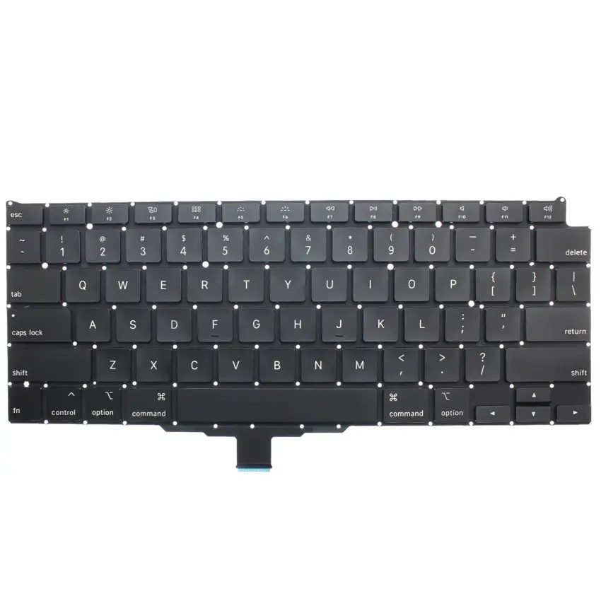 Apple MacBook Air 13 A2179 (EMC 3302) Klavye Işıklı (Siyah ING)