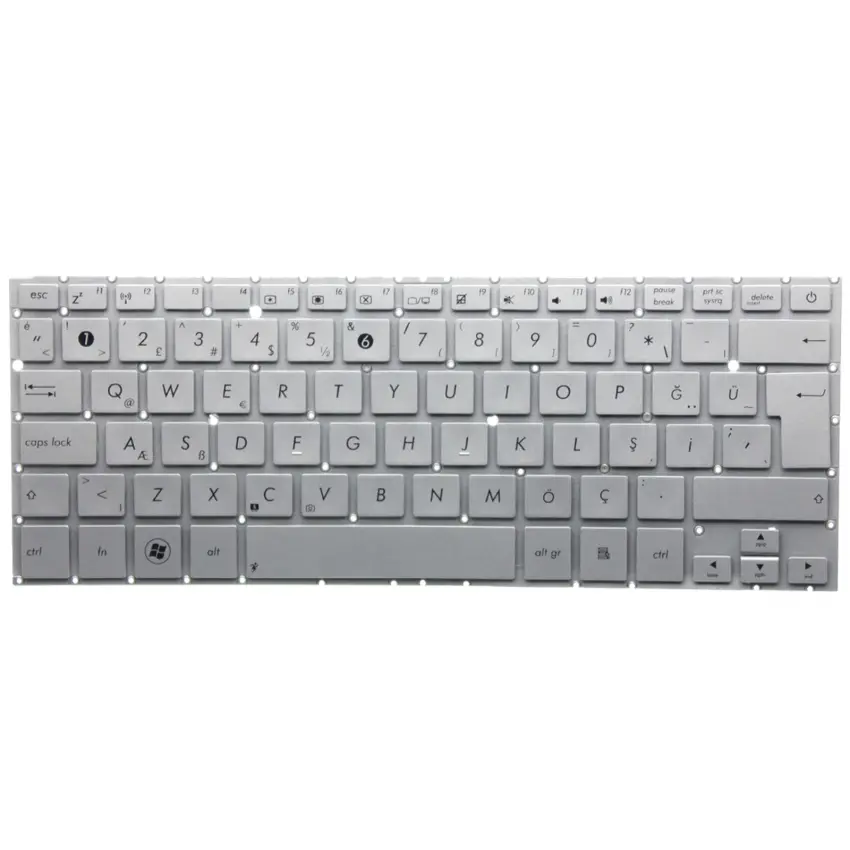 Asus 0KN0-MY1TU13, 9Z.N8JBC.501, 9Z.N8JBU.00E Notebook Klavye (Gümüş TR)