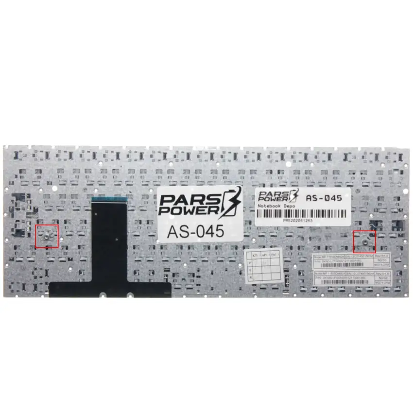 Asus Zenbook UX31A-R4003H, UX31A-R4003V Notebook Klavye (Gümüş TR)