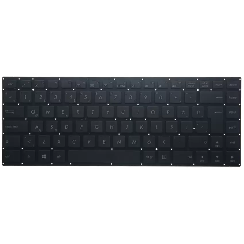 Asus VivoBook E402SA, E402NA, E402MA Klavye (Siyah TR)