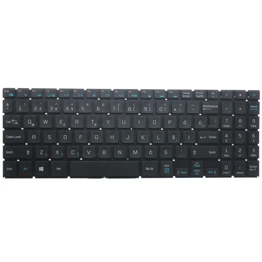 Casper Nirvana S500.1021-BT50T-G Klavye (Siyah TR)
