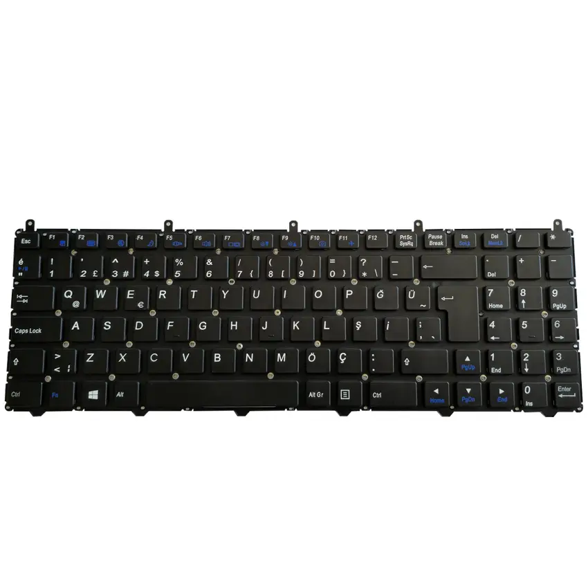 Monster W650SRH, W6500 Notebook Klavye (Siyah TR)