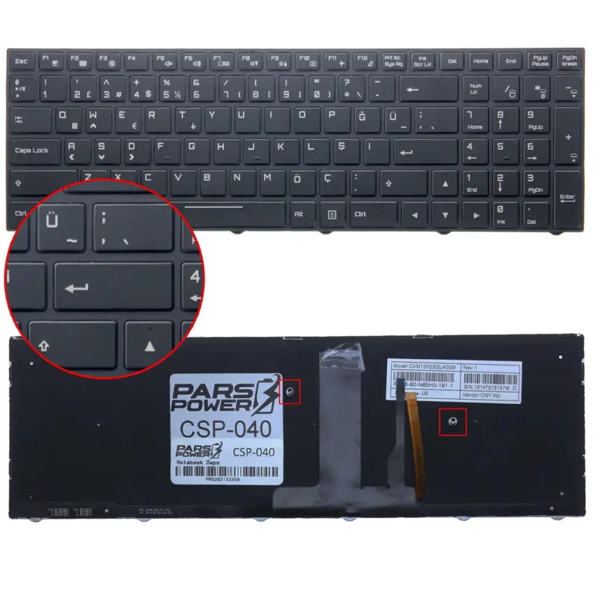 Monster Abra A7 V7 Klavye Işıklı (Siyah TR)