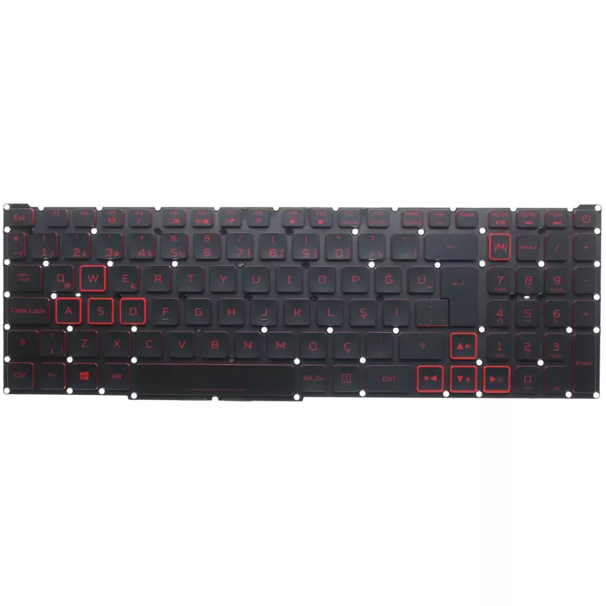 Acer Nitro 5 AN517-52 NH.QDVEY.001 Klavye Işıklı (Siyah TR)