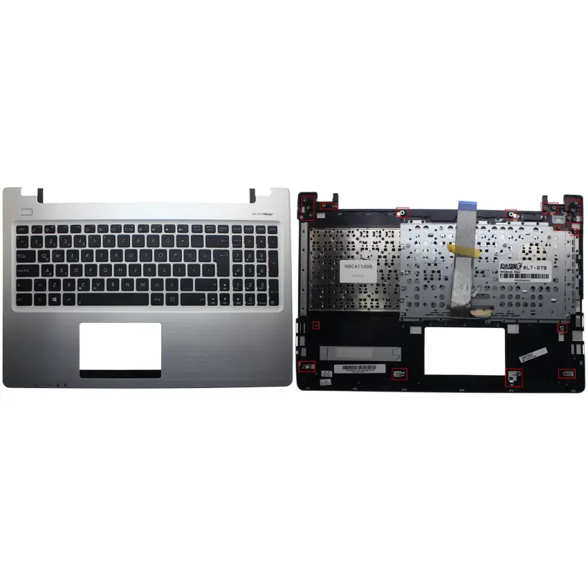Asus S56CA-XX015D, S56CA-XX019D Üst Kasalı Klavye (Siyah TR)