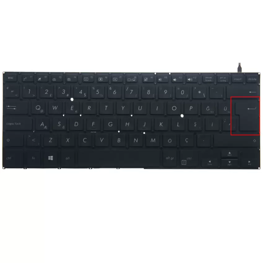 Asus TP410UR-EC090T Klavye Işıklı (Siyah TR)