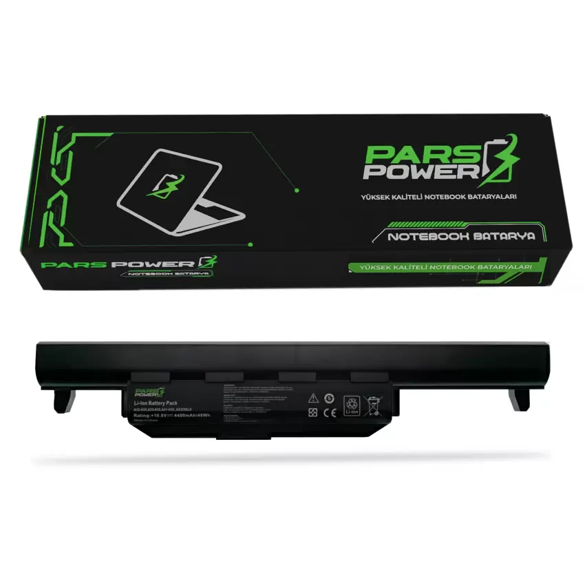 Asus U57DR, U57N, U57VD, U57VJ Notebook Batarya - Pil (Pars Power)