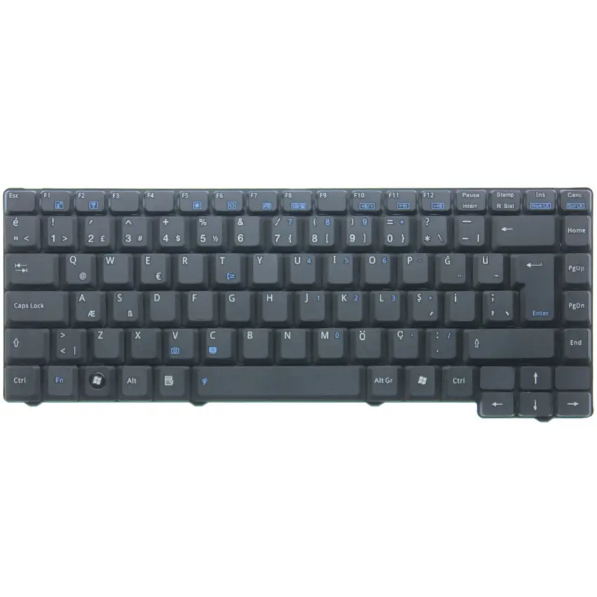 Asus A4, A7, F5 Klavye (Siyah TR)