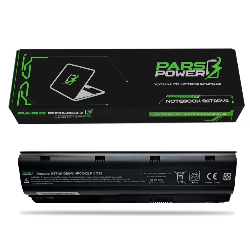 Hp Pavilion dv6-6b03et, dv6-6b04st Notebook Batarya - Pil (Pars Power)