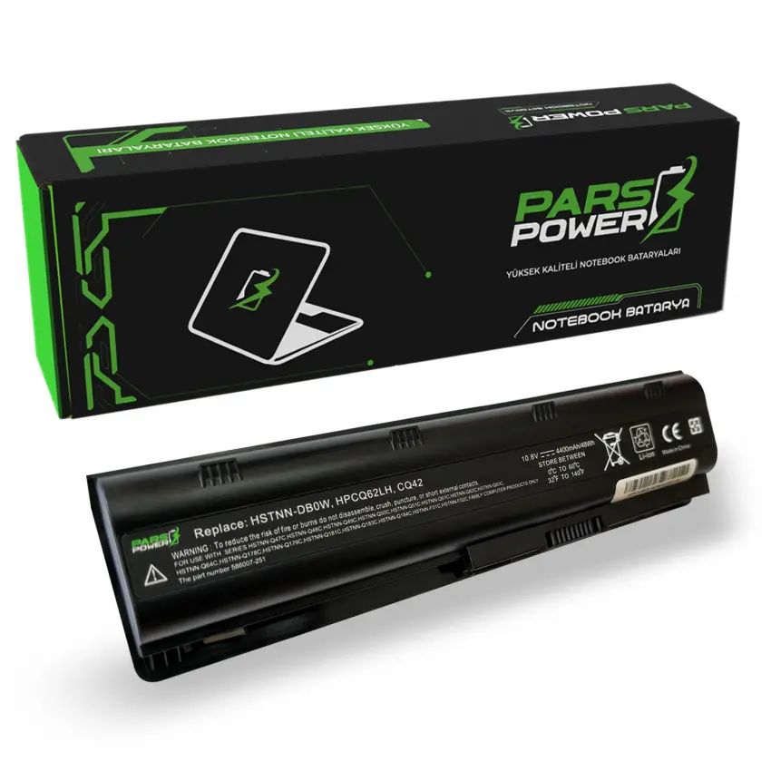 Hp ENVY 17-3200, ENVY 17-3200 3D Edition Notebook Batarya - Pil (Pars Power)