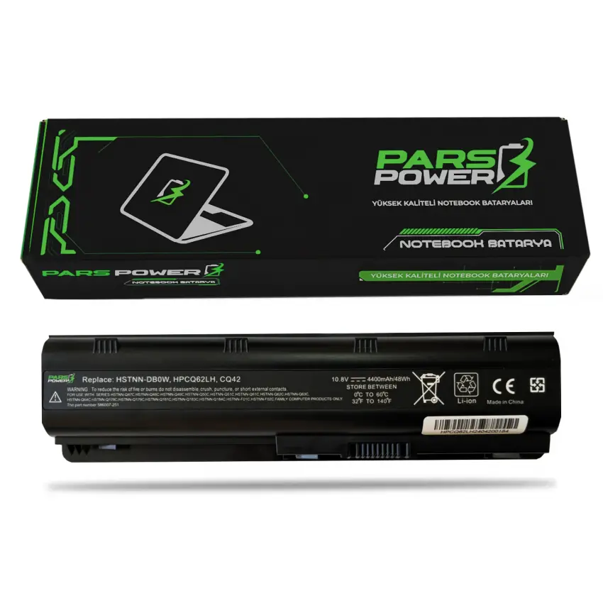 Hp Pavilion g6-1010st, g6-1015et Notebook Batarya - Pil (Pars Power)