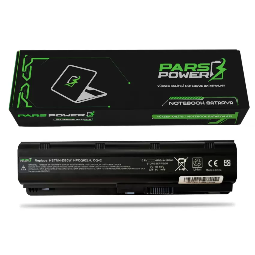 Hp G62-B17ST Notebook Batarya - Pil (Pars Power)