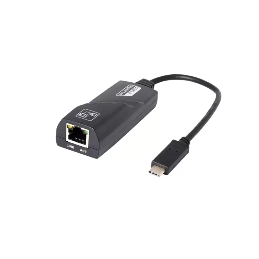 Type-C 10/100/1000 Gigabit 3.1 USB-C Ethernet Dönüştürücü - Çevirici ETH1TYPEC