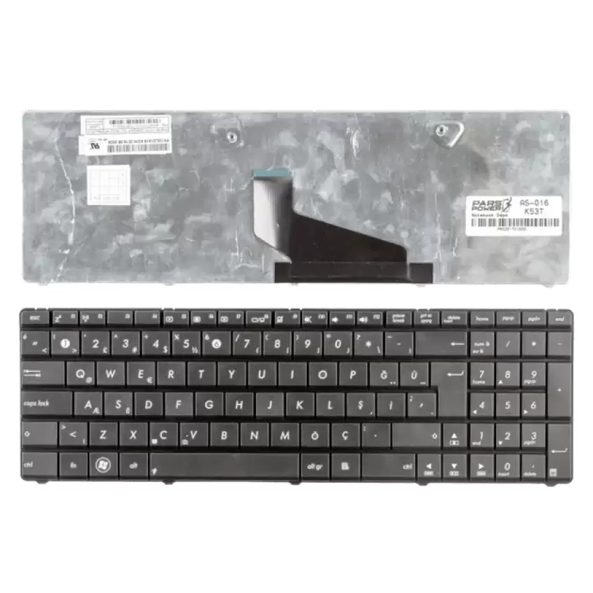 Asus K73BR Notebook Klavye (Siyah TR)