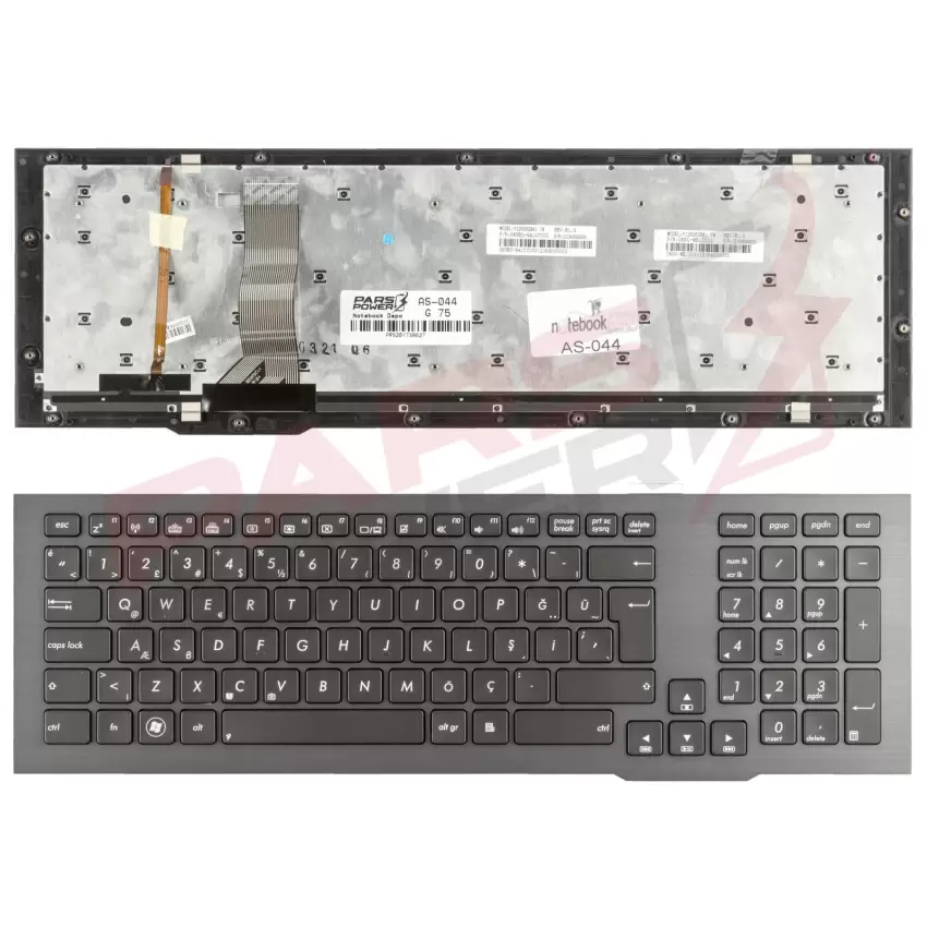 Asus V126262CK2 Notebook Klavye (Siyah TR)