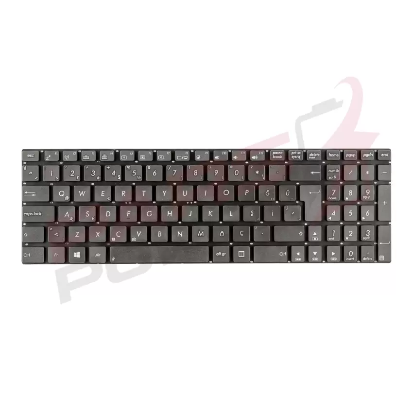 Asus N550JV-CN240H, N550JV-CN241H, N550JX-CN044D Klavye (Siyah TR)