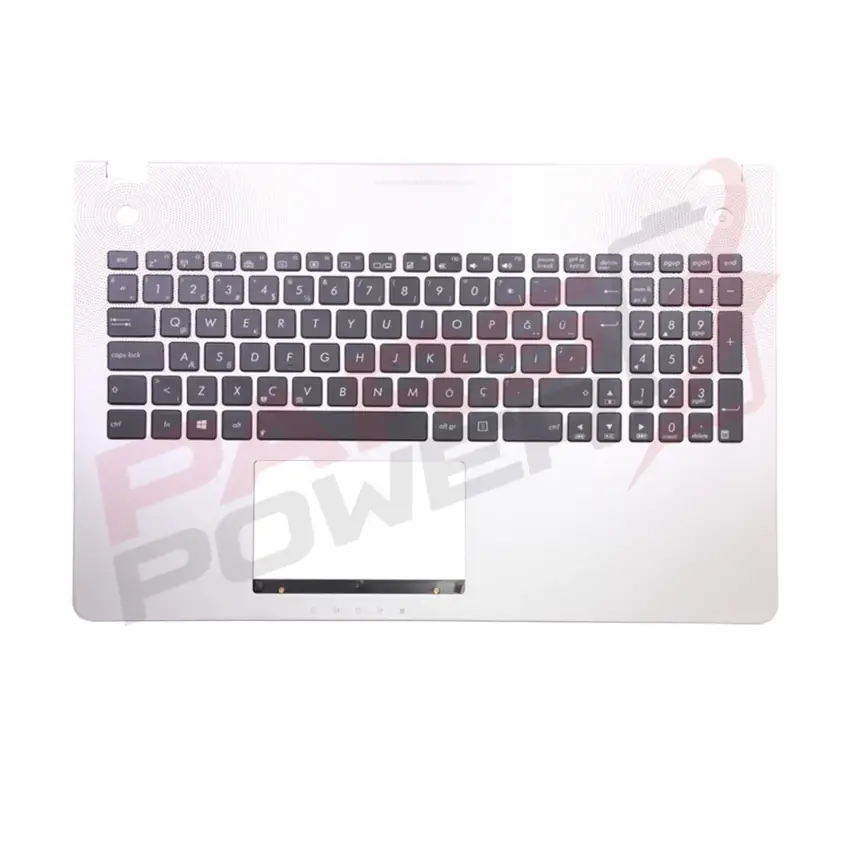 Asus N56VM-RB71 N, N56VM-S4033V, N56VM-S4061V Klavye Kasalı Işıklı (Siyah TR)