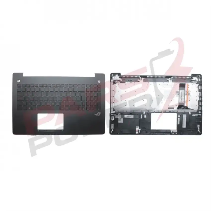 Asus N550, Q550, U500 Klavye Kasalı Işıklı (Siyah TR)