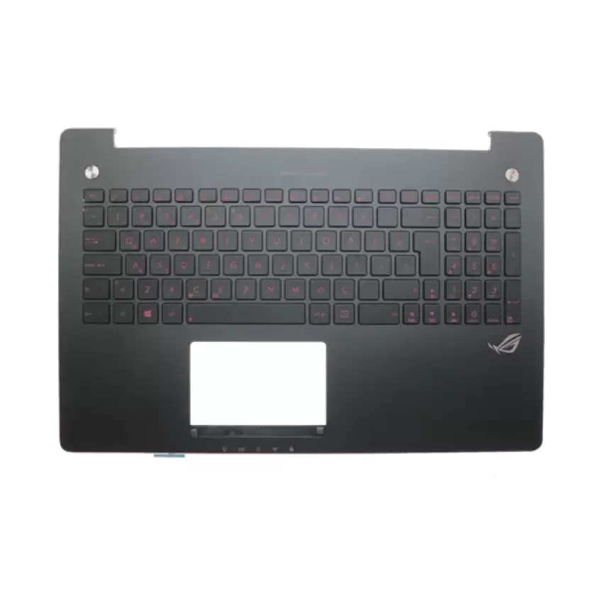 Asus GL550J, N550JA, N550JK, N550JV Klavye Kasalı Işıklı (Siyah TR)
