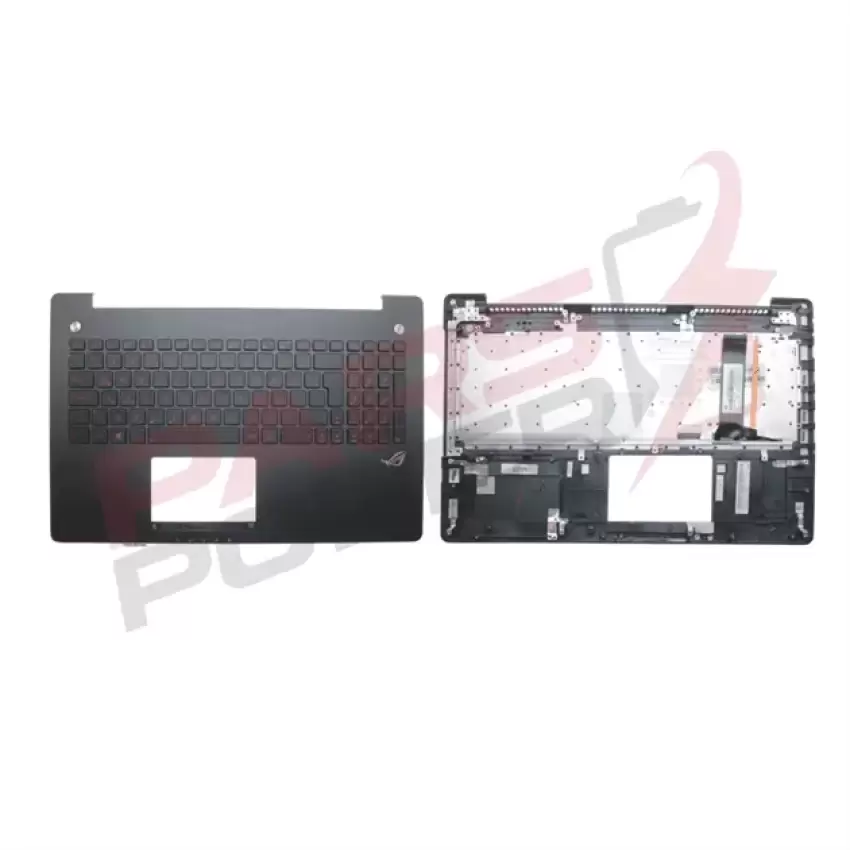Asus GL550J, N550JA, N550JK, N550JV Klavye Kasalı Işıklı (Siyah TR)