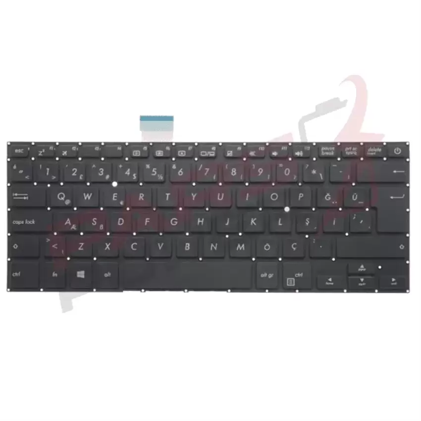 Asus VivoBook X405UQ, X405UR, X405UA Klavye (Siyah TR)