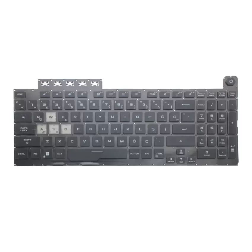 Asus TUF Gaming A15 FA506ICB-HN178 Klavye Işıklı (Siyah TR)