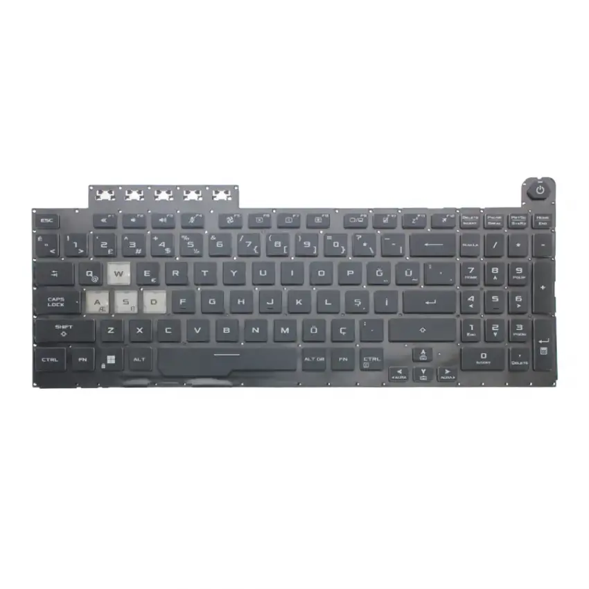 Asus TUF Gaming F15 FX506HE-HN011 Klavye Işıklı (Siyah TR)