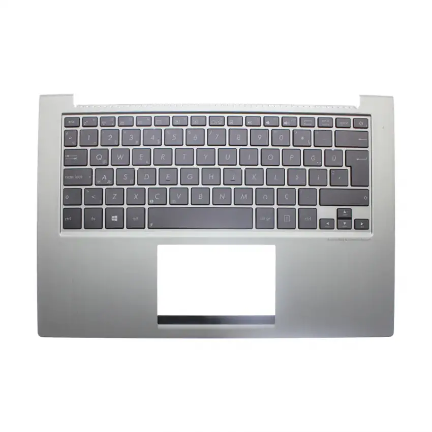 Asus 0KN0-MY1TU13, 9Z.N8JBC.501, 9Z.N8JBU.00E Üst Kasalı Klavye (Gümüş TR)