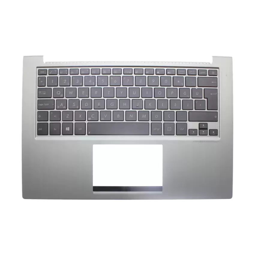 Asus ZenBook BX32, UX32 Üst Kasalı Klavye (Gümüş TR)