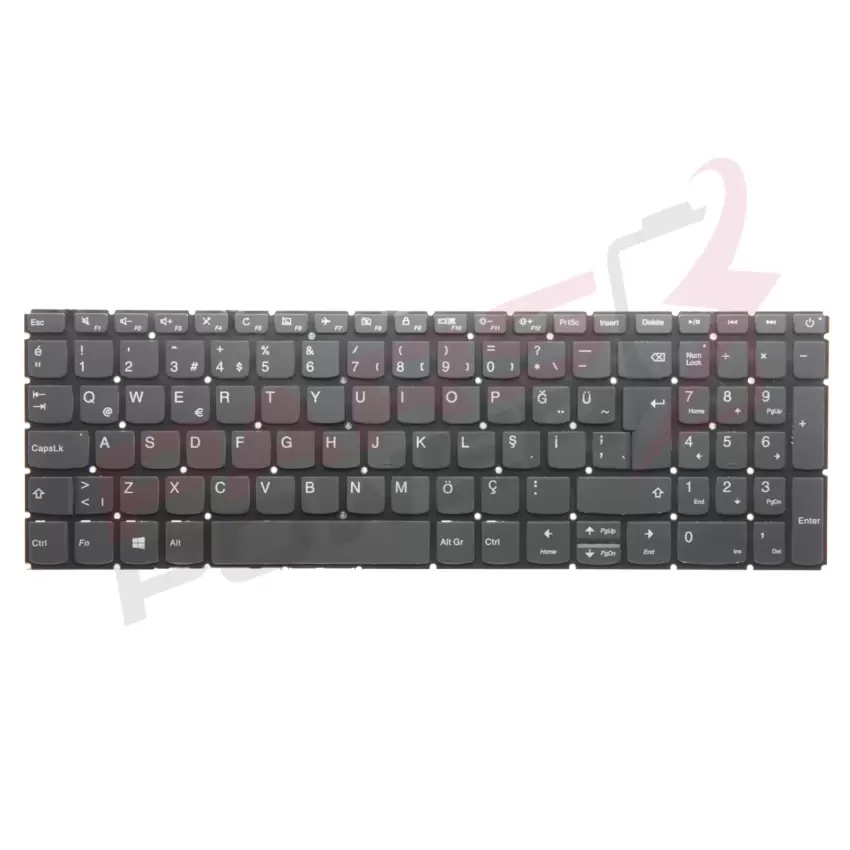 Lenovo 5CB0N86311, 5CB0N86407, LCM16H63US-686 Klavye (Füme TR)