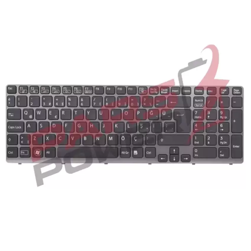 SVE 15, SVE15, SVE 17, SVE17 Serisi Notebook Klavye Işıklı (Siyah TR)