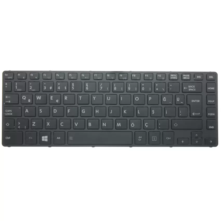 DynaBook Tecra A40-C, A40T-C Serisi Klavye (Siyah TR)