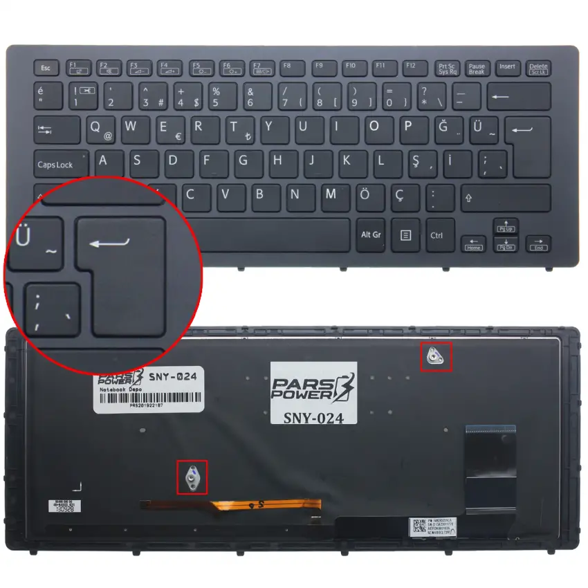 Notebook Klavye SNY-024