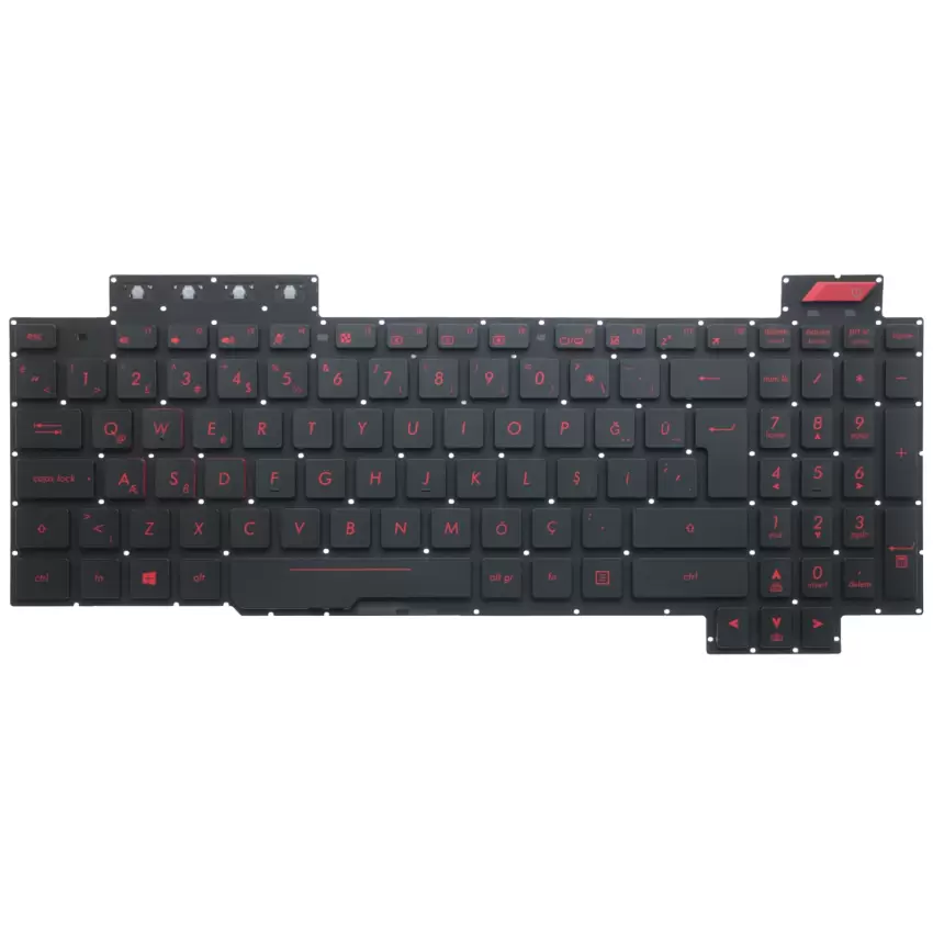 Asus ROG FX503VD, FX503VM Klavye Işıklı (Siyah TR)