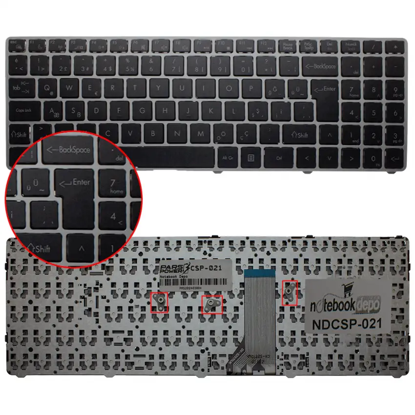 Grundig GNB 1588 B1 i5, GNB1588B1İ5 Notebook Klavye (Siyah TR)